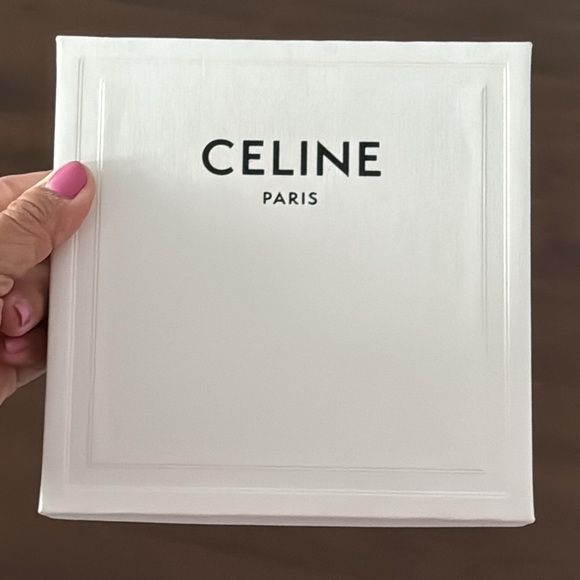 NWT Celine Black and Brown Coin and Card Pouch With Keyring - Picture 8 of 8